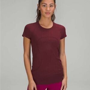 swiftly tech short-sleeve shirt 2.0 hip length